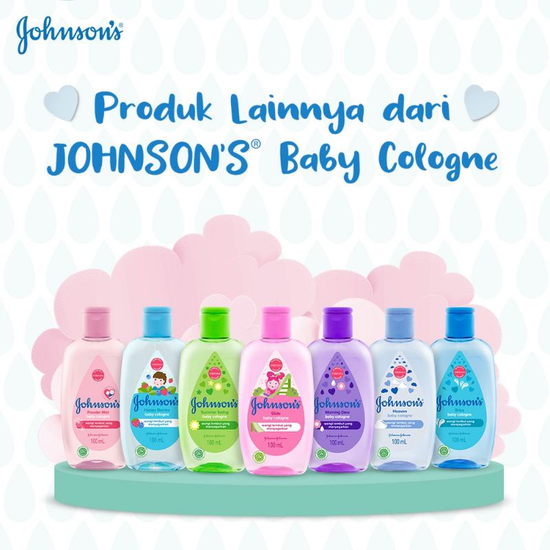 JOHNSON'S Slide Baby Cologne - Johnsons Minyak Wangi Bayi 100ml JOHNSON Parfum Bayi 100ml