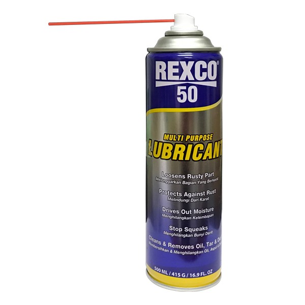 REXCO 50 Multi Purpose Lubricant 500 ML Cairan Pelumas Serba Guna Anti Karat Lubricant 500ML