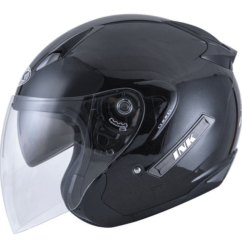 Helm INK METRO 2 Double Visor Putih Hitam Glossy Doff Merah Ferarri Gunmet Pelindung Kepala Pria 2 Wanita