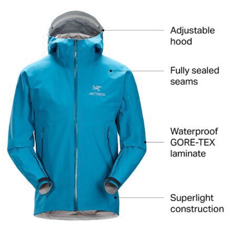 Jaket Gunung Pria Arcteryx Arc’teryx Zeta SL Goretex Men’s Jacket Waterproof Hardshell