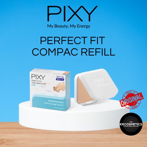 PIXY perfect fit two way cake twc refill bedak padat 12.2gr