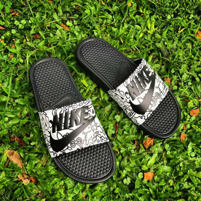 sandal nike benassi swoosh premium original pria wanita-4
