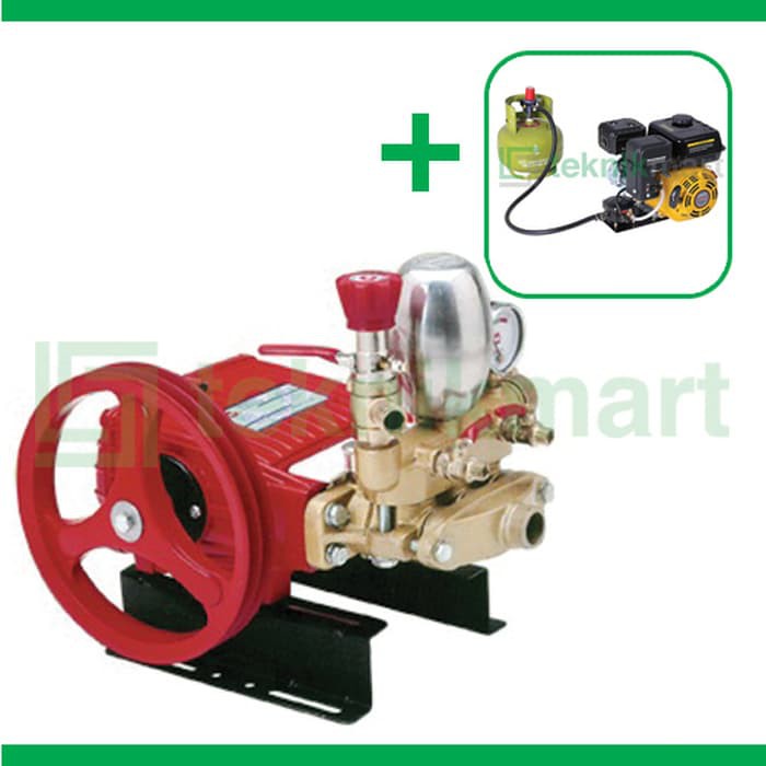Sanchin SCN 30 Power Sprayer Dengan Loncin G200FA-DL 6.5 HP Mesin Dual
