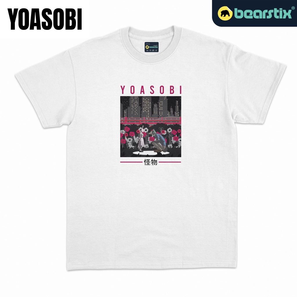 BEARSTIX - Tshirt Yoasobi - Baju Kaibutsu - Kaos Yoasobi X UT - Tshirt Streetwear - Baju HITC Jakart