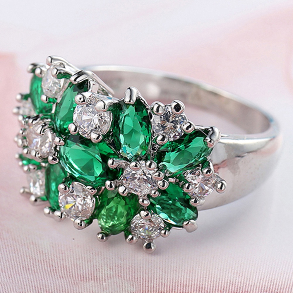 Hu Hu Hu Hu Hu Alat Bantu Pasang Kacamata♡ Cincin Lapis Sterling Silver 925 Dengan Berlian Imitasi Untuk Wanita