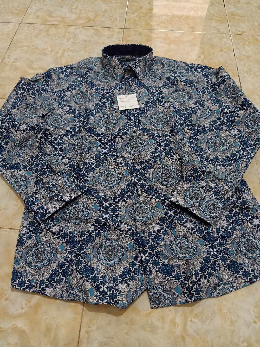 Kemeja Batik Panjang Alisan Slimfit 00082