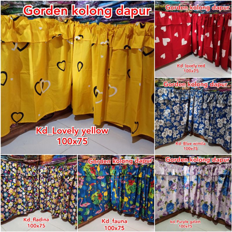 Gorden homemade pintu  gorden kolong  dapur  Shopee Indonesia