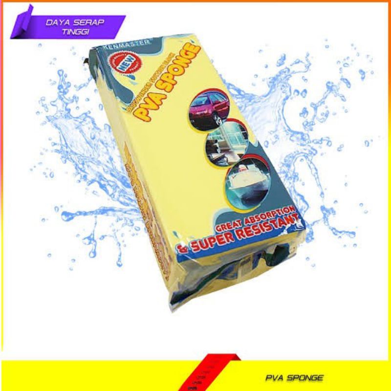 Kenmaster Busa Sponge CL 100 A PVA Spons Cuci Motor Dan Mobil
