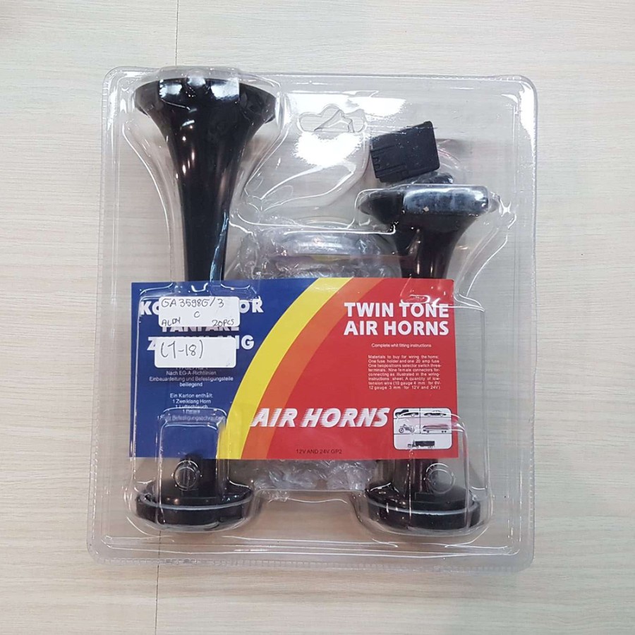 Klakson Trompet Motor Mobil Dual Air Horn 178dB 12V - TZ-320