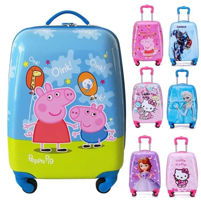 Tas Troly Anak Tas Koper Anak Troly sekolah Anak uk 16 Tas Troly Anak Tas Koper Anak Troly sekolah Anak uk 16
