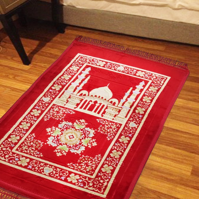 SAJADAH CANTIK BULU HALUS /SAJADAH TURKI MOTIF POLOS EMBOS NEW ARRIVAL