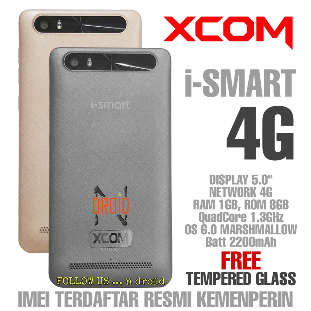 [SALE] HP ANDROID XCOM i-Smart 4G - HP Android 4G 5" - RAM 1GB ROM 8GB - HP ANDROID MURAH