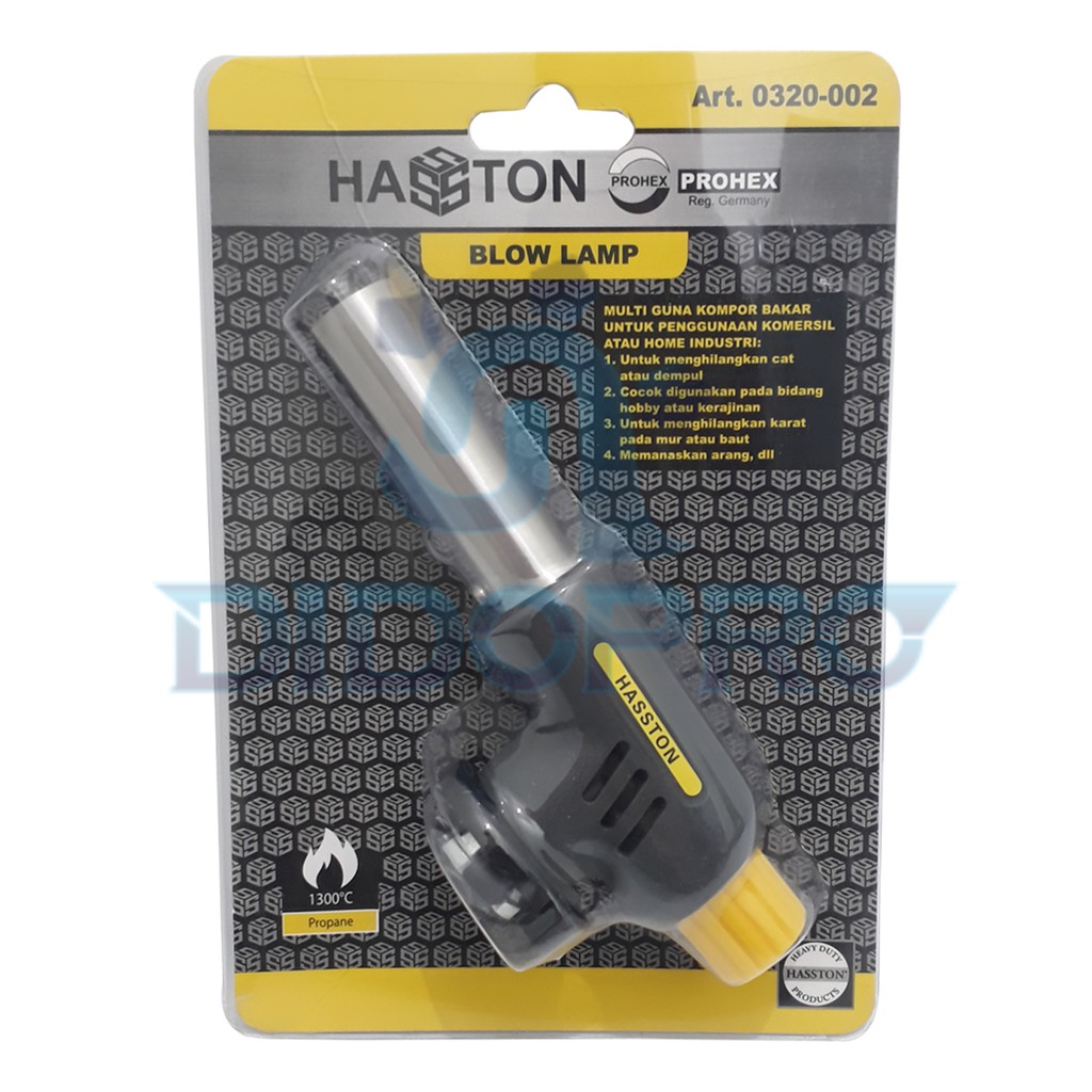 HASSTON PROHEX 0320-002 Portable Gas Torch / BBQ Blow Torch / Flame Gun / Korek