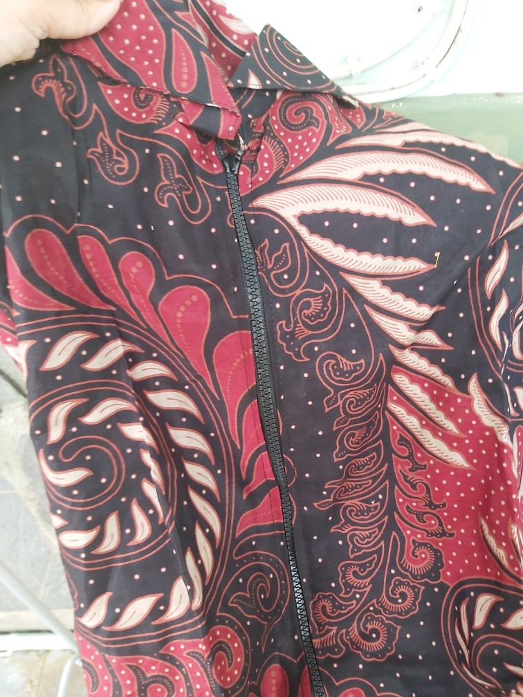 M-l-xl-xxl Batik Tunik Wanita Asj Sa Hrb026 Kenongo Pekalongan Sogan Tulis