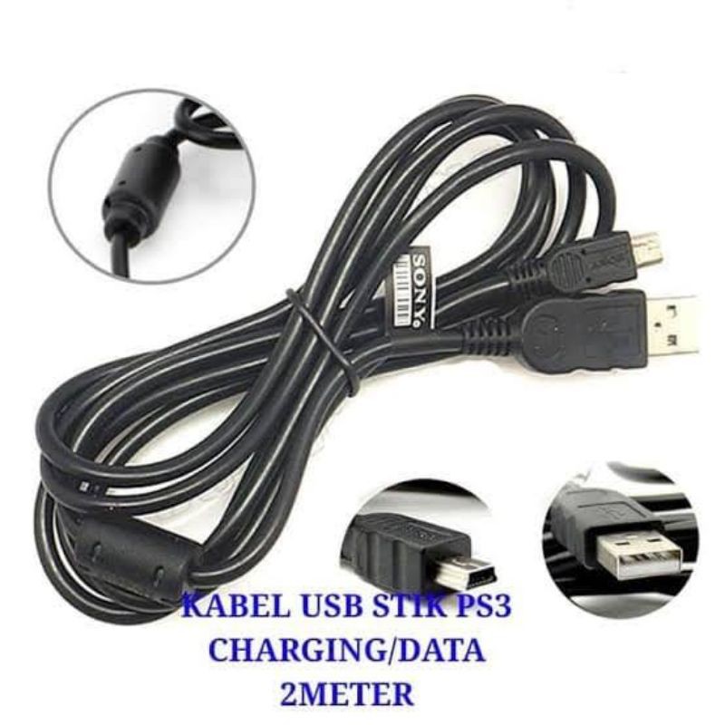 Kabel Cable Charger USB Stik pS3