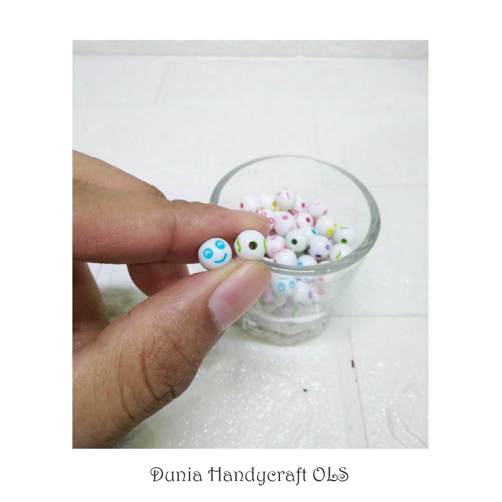 DIY Mote Emoticon Bahan Aksesoris Charm Bahan Kerajinan Tangan