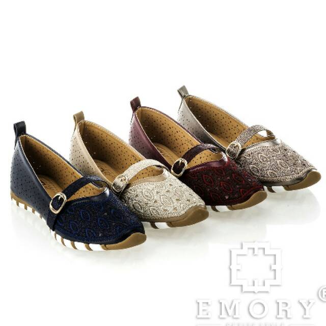 Sepatu emorystyle narinna / sepatu flat emory original branded