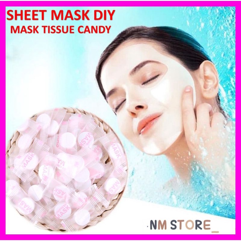 DIY COMPRESSED PAPER SHEET MASK/ TABLET MASK/ MASKER PERMEN