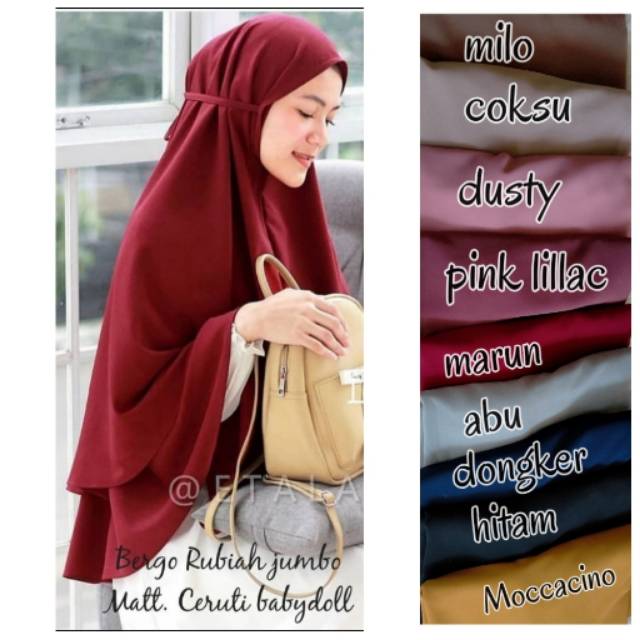 BERGO MARYAM 2 LAYER JUMBO CERUTY