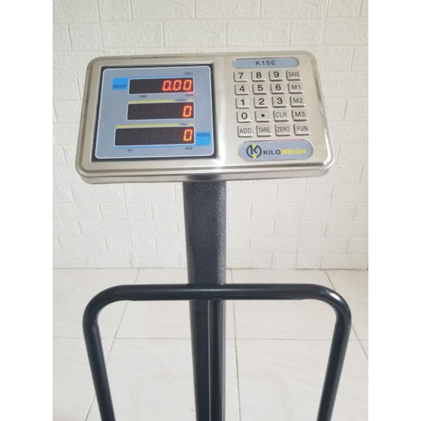 Timbangan Duduk Digital Kiloweigh 150kg, 200kg Double Layar Lantai Elektrik Kilo Weigh 300 kg