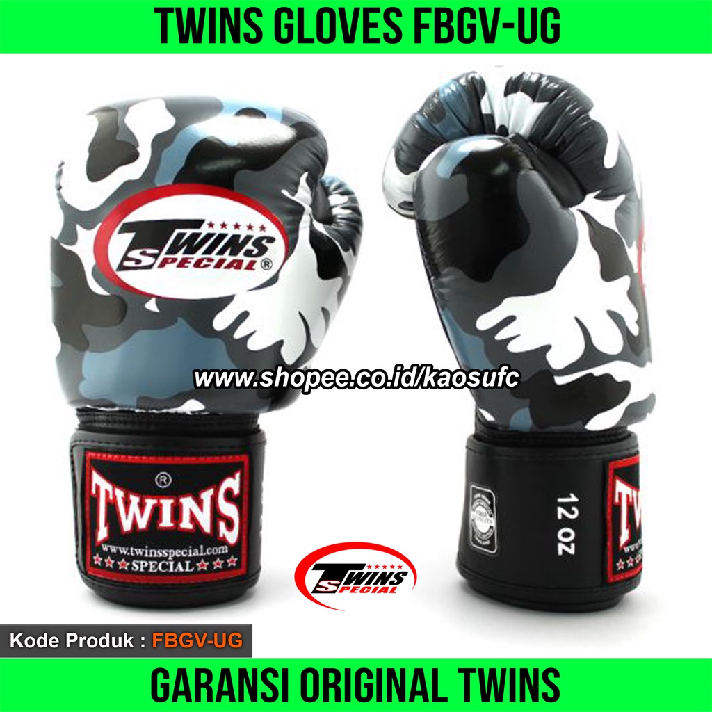 Sarung Tinju Twins FBGV-UG Original, Gloves Twins, Muay Thai Gloves, Boxing Gloves, Sarung Muay Thai