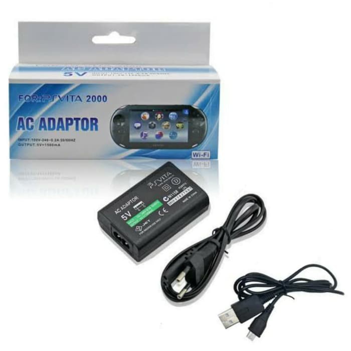 AC Adaptor Charger Cas PS Vita PSVita Slim seri 2000