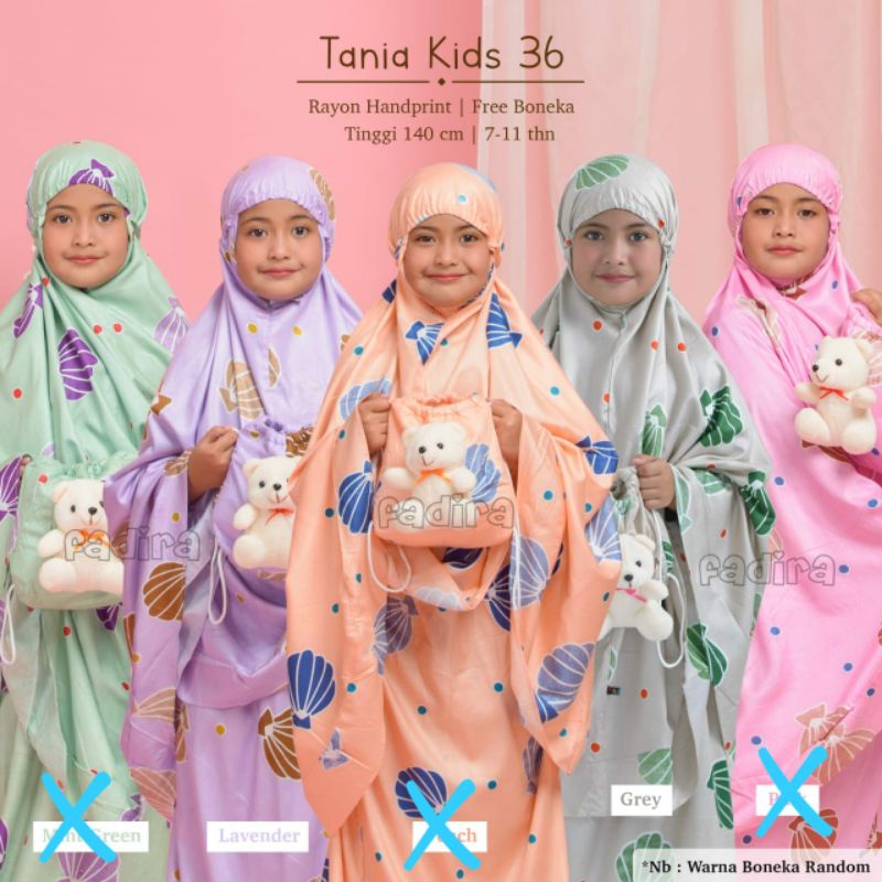 Mukena anak tas boneka