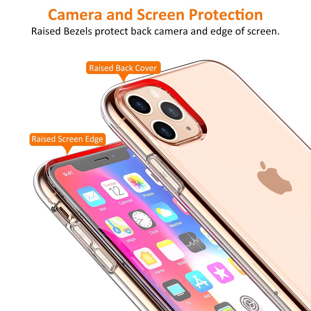 Slim Crystal Clear Soft TPU Case / Premium Flexible Silicone Protection Cover / Ultra-Thin Hybrid Transparent Case Designed For Apple iphone 11,11Pro,11ProMax,iphone X,XS,XR,XSMAX,Iphone 6,6s,6SPlus,7,8,8Plus