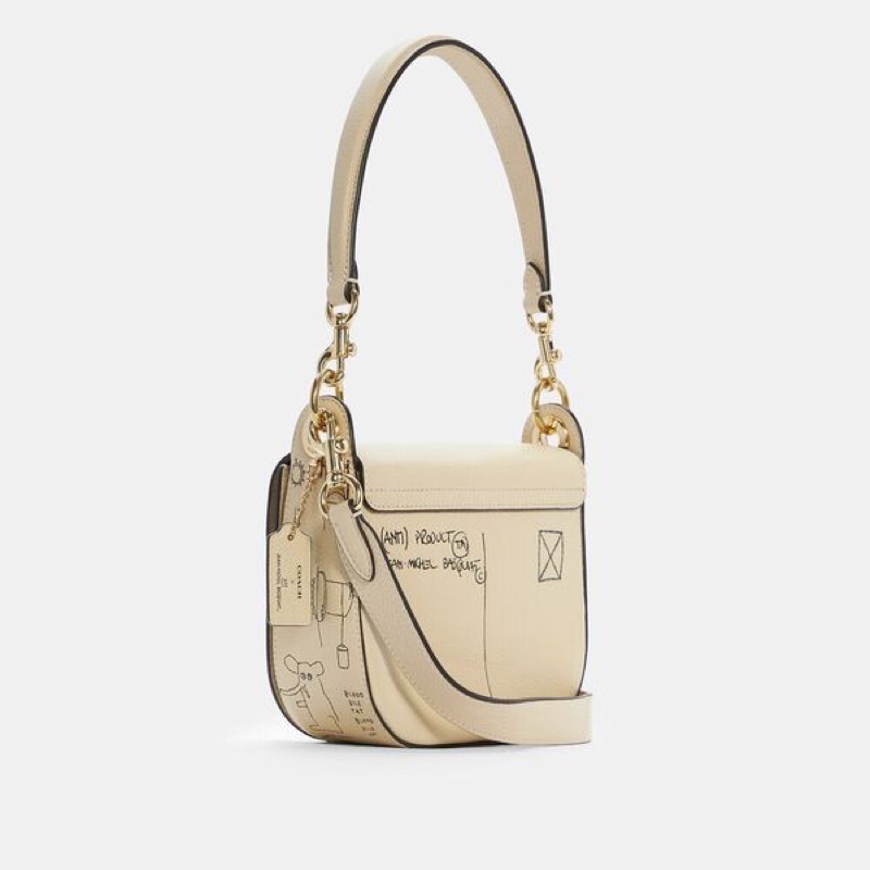 Coach X Jean Michel Basquiat Kleo Shoulder Bag 17 (C5664)