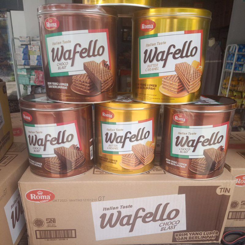 

SATU DUS WAFELLO WAFER ISI 6 KALENG