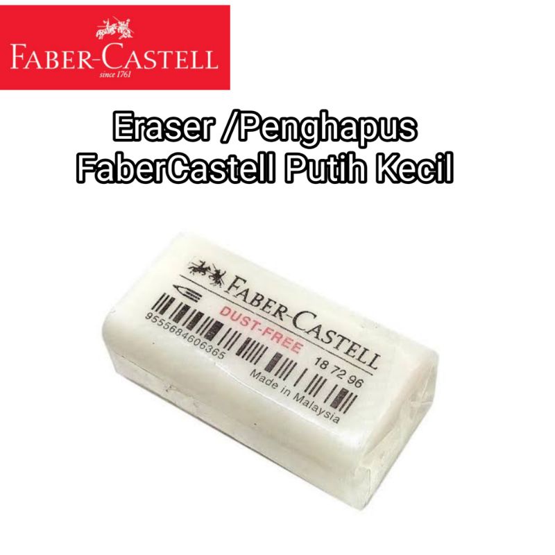 

Penghapus Eraser Faber Castell PUTIH Kecil
