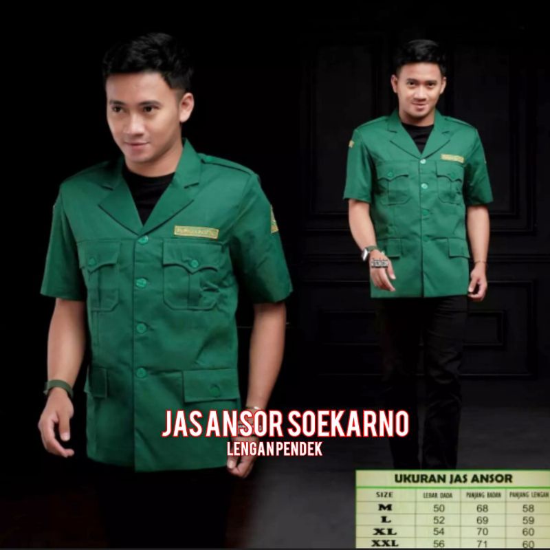 JAS ANSOR SUKARNO PENDEK + BONUS NAMA DAN LOKASI