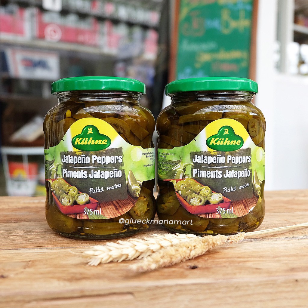

Kuhne Jalapeno Peppers / Acar jalapeno potong 375 ml