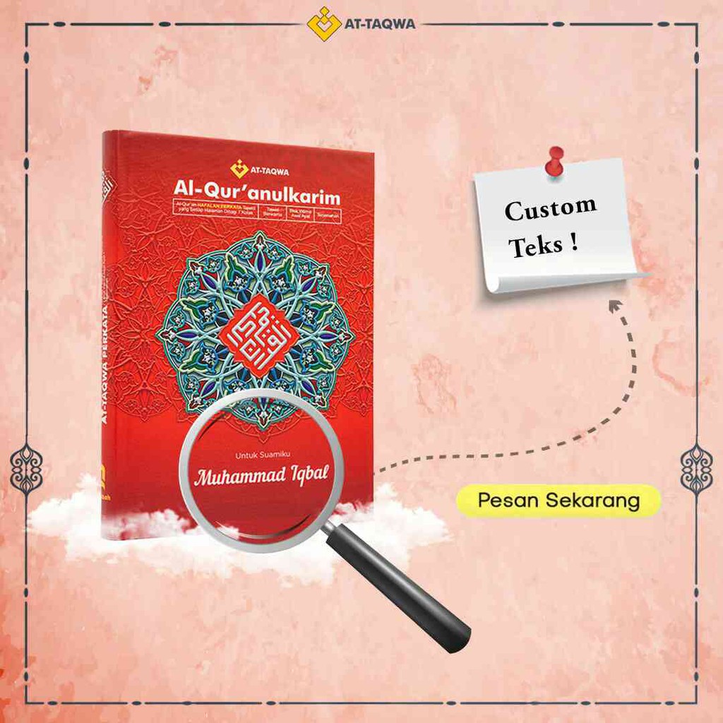 Al-Qur'an Custom At-Taqwa | Ukuran A5