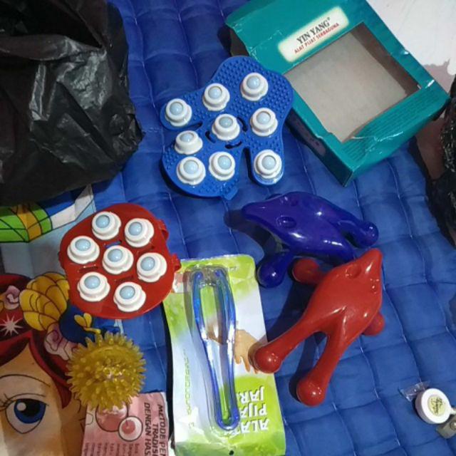 Hello - 1 Pc 7 Bola Alat Pijat Serbaguna Injoy / Ying Yang Biji Magnet - Random Color Paling Murah