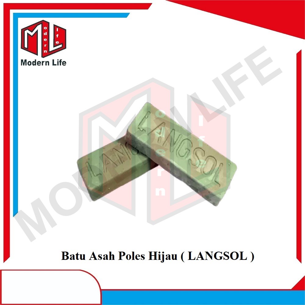 Langsol / Batu Hijau Poles Kilat Stainless Steel / Poles ( ORIGINAL )