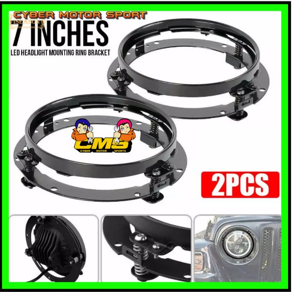 Bracket lampu suzuki jimny katana Headlamp daymaker bulat 7 inch.