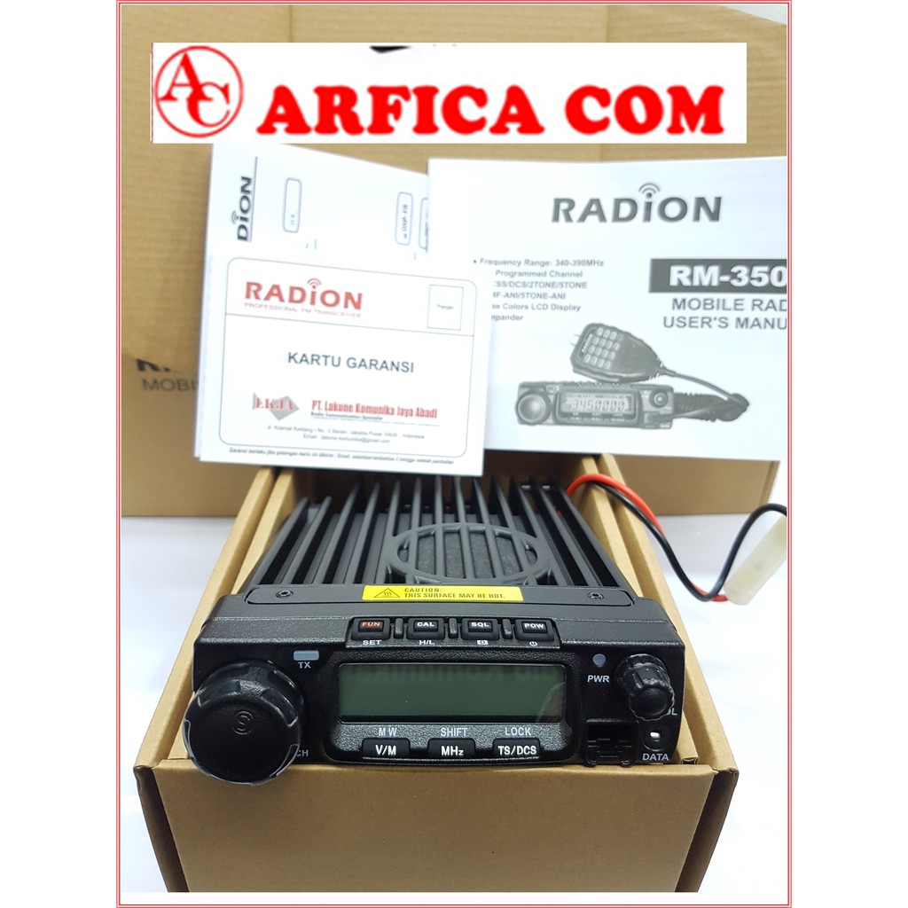 RIG RADION RM-3500 RIG UHF 330Mhz Garansi 2 TAHUN 50W RADIO RIG RM3500