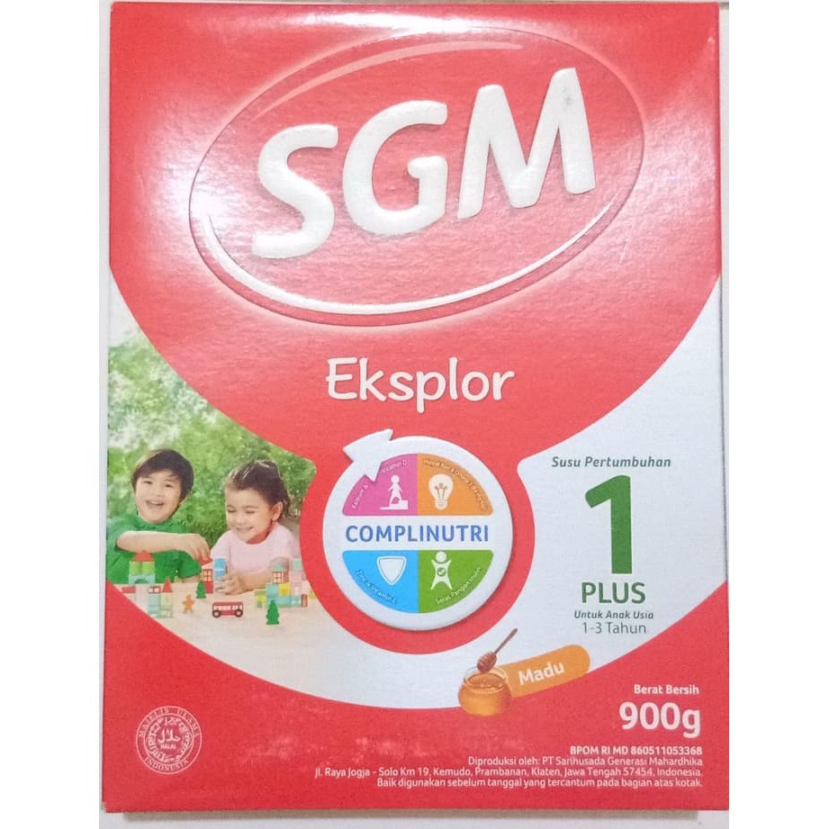 

SGM Eksplor 1+ Madu / Vanilla 900 gr