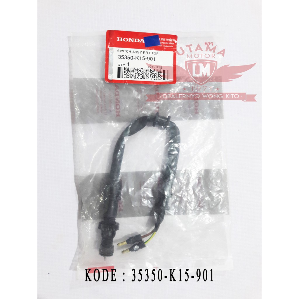 Switch Rem Belakang CB150R - SWITCH ASSY RR STOP - 35350 K15 901