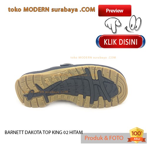 BARNETT DAKOTA TOP KING 02 HITAM sandal pria sandal jepit