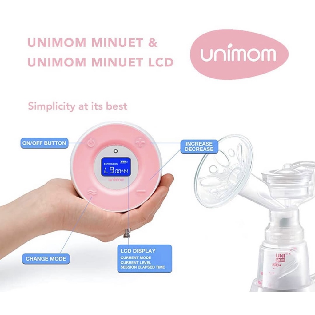 UNIMOM MINUET LCD DOUBLE ELCTRICAL BREAST PUMP