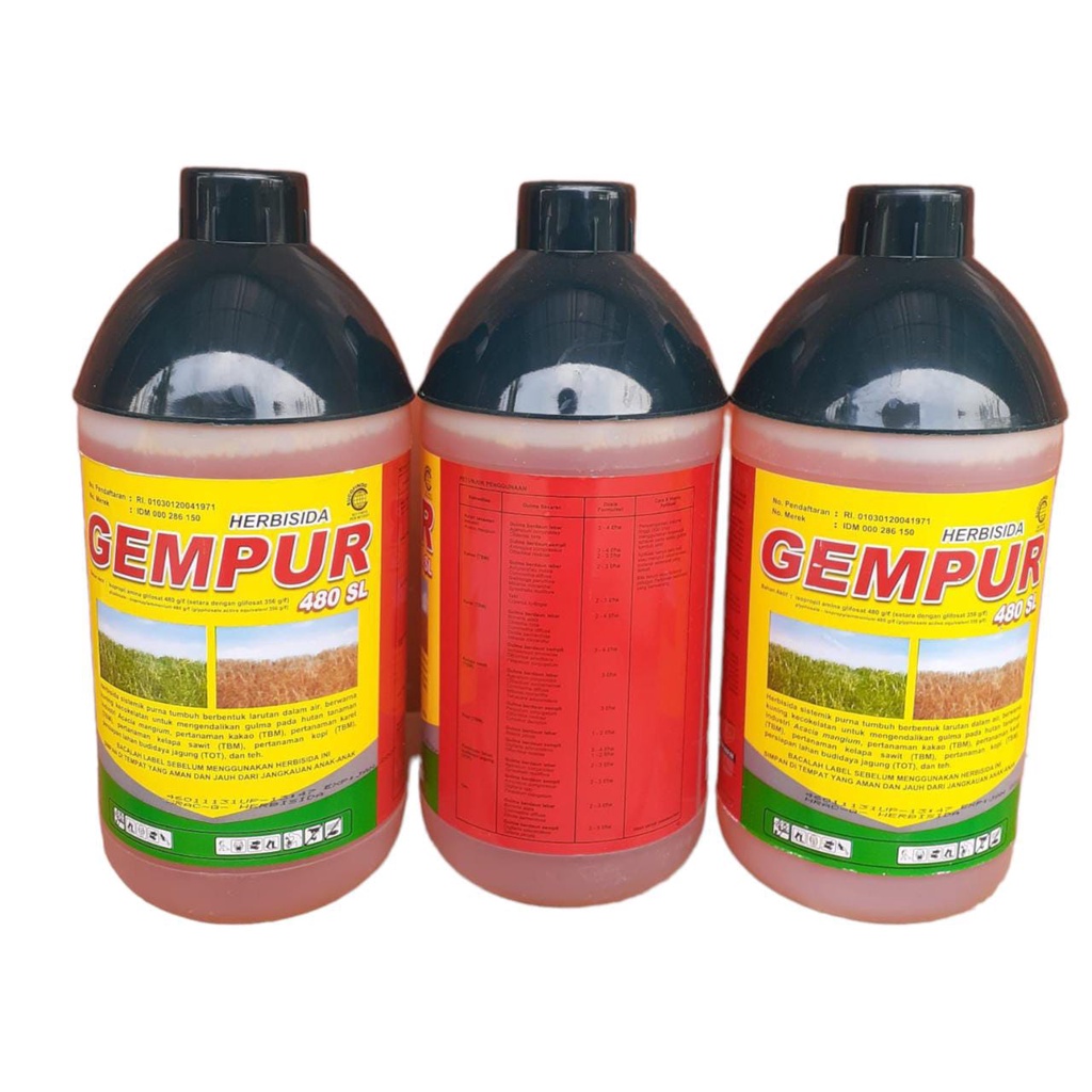 Herbisida Sistemik Pembasmi Rumput Gempur 480SL 1 Liter roundup