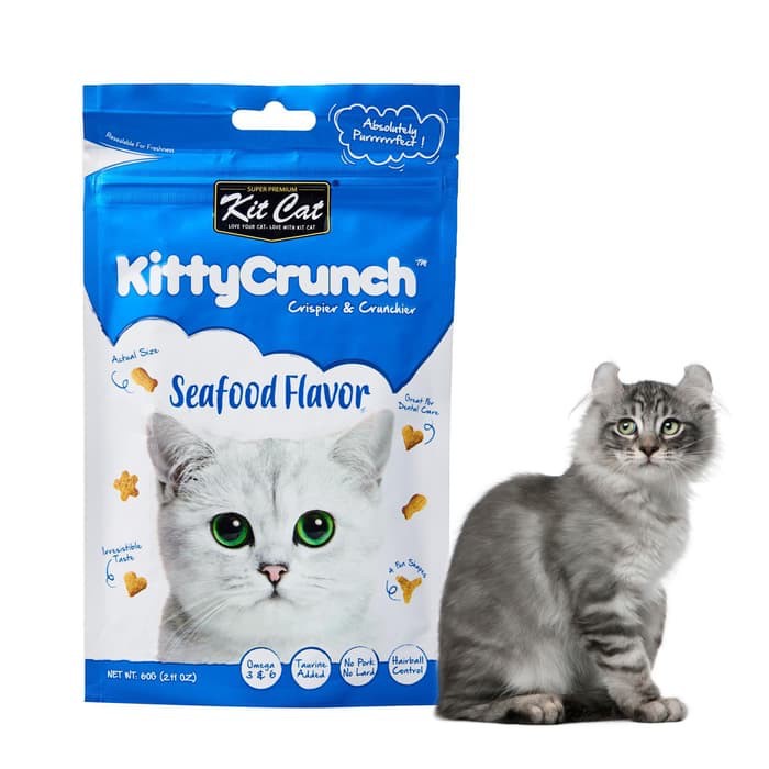 KITTY CRUNCH - Makanan Cemilan Snack Kittycrunch Kucing Cat Food