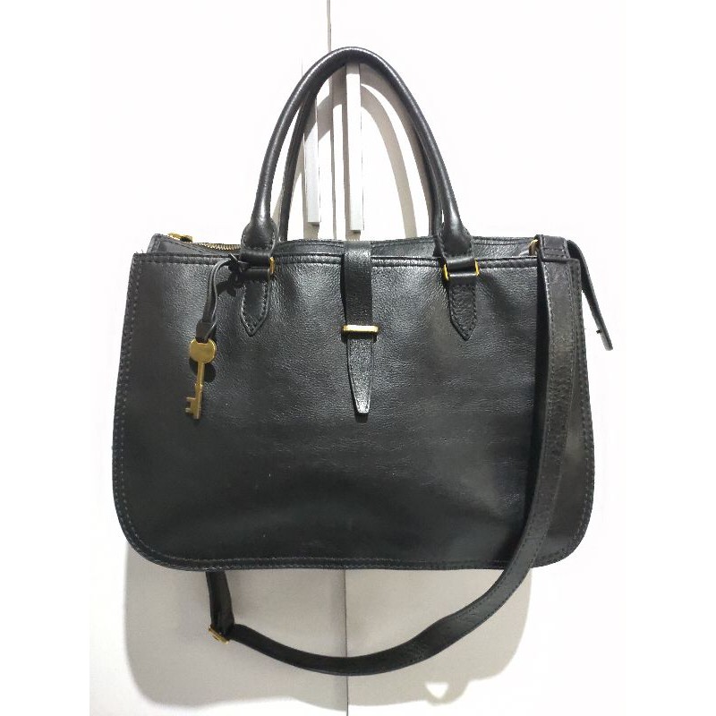 SALE Fossil Ryder Satchel Large Preloved Sling Bag