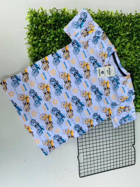 COD TERMURAH kaos anak fullpint usia 1-7 tahun premium mix motif-3