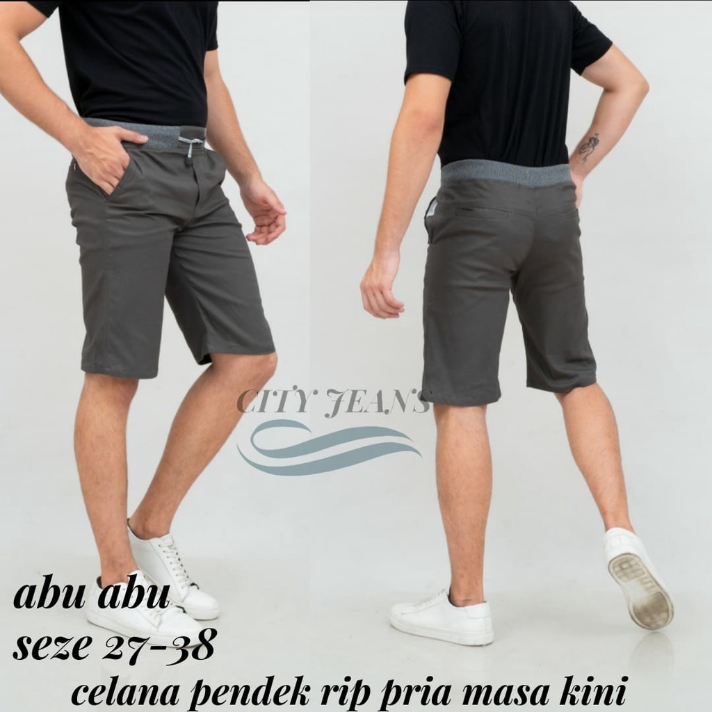 Celana pendek rip chino cino pendek rib-