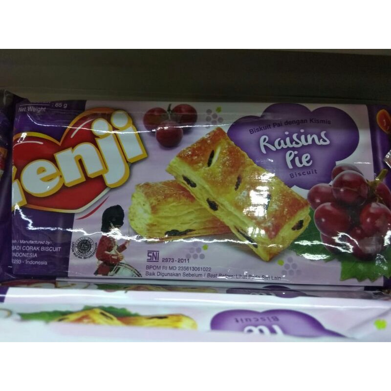 

Biskuit Genji rasa Kismis & Strawberry 85 gr