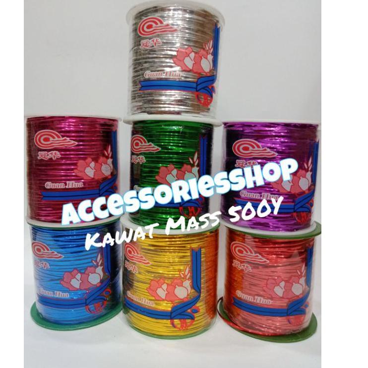 

Kawat Mass 500Y Warna/Kawat Souvenir - 1Roll