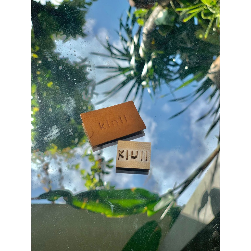 Custom Stamp Logo - Stampel logo kulit emboss logo